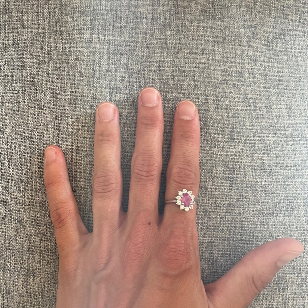 TRADED-Ilakaka Sapphire Sterling Silver Ring - Picture 3 of 6